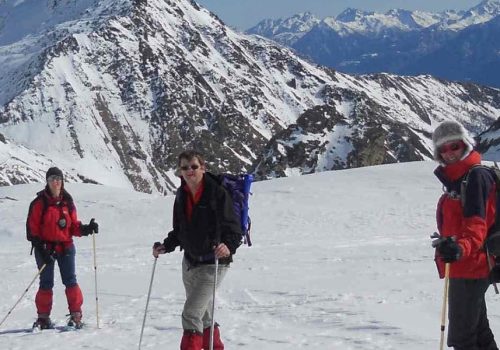 Snowshoeing